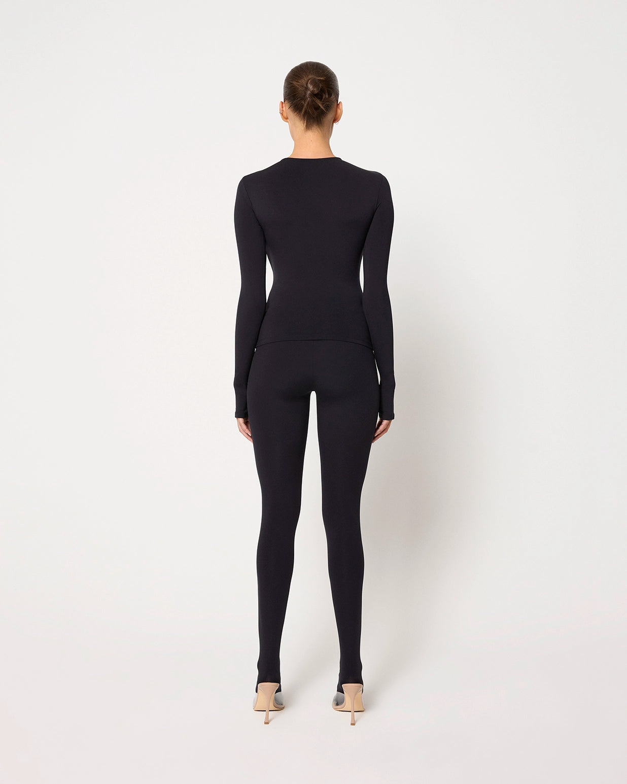 Footed Legging | Black