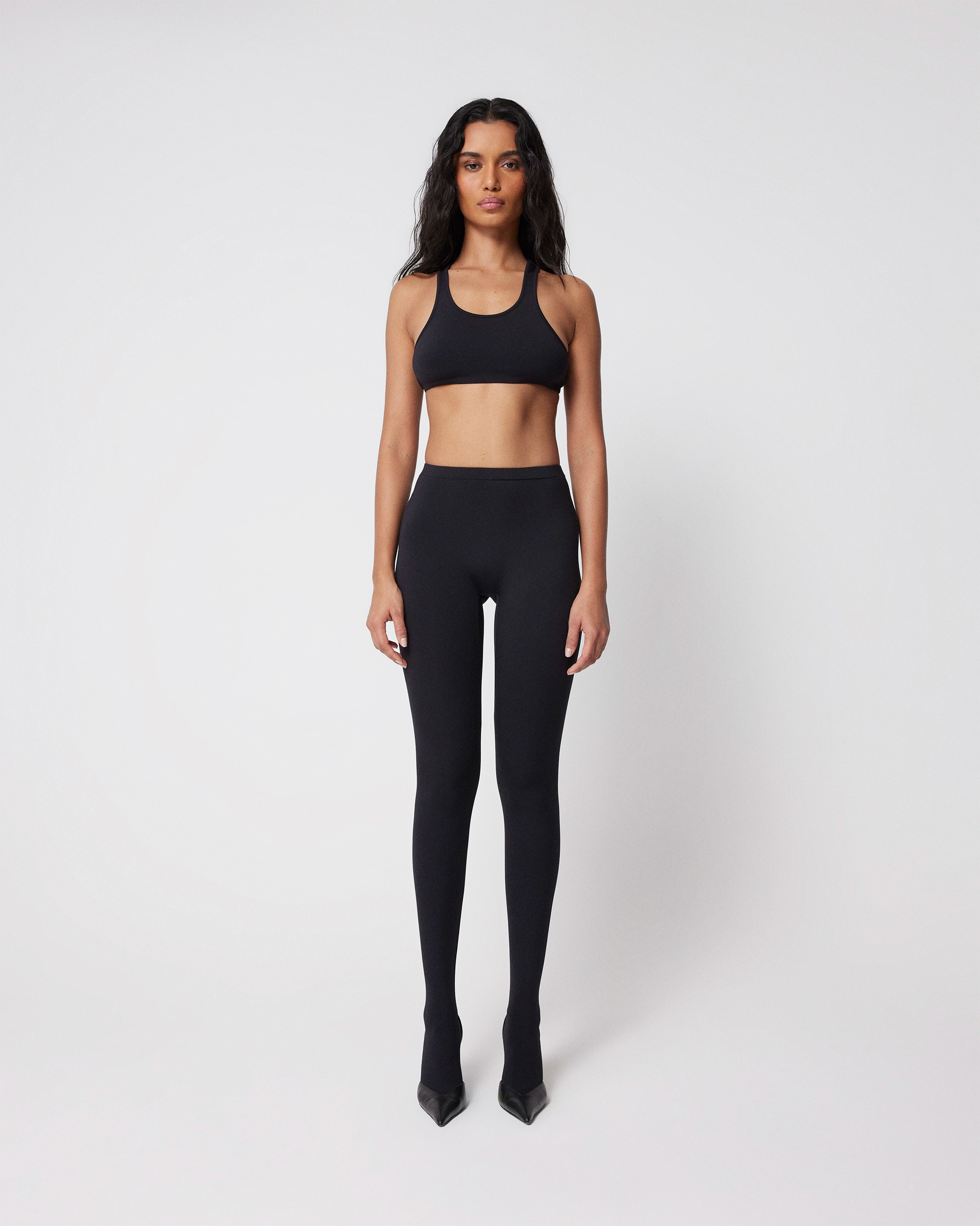 Footed Legging | Black