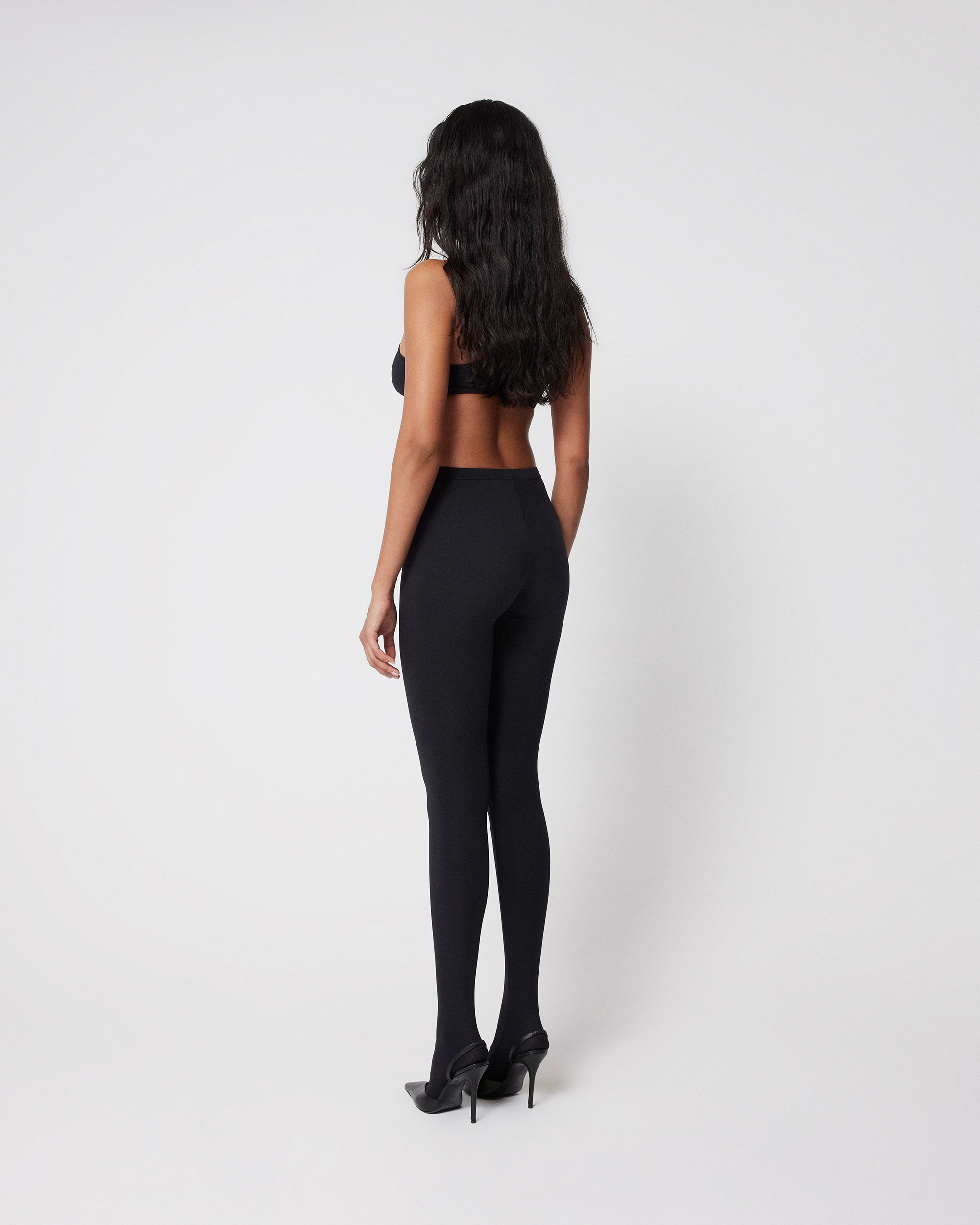 Footed Legging | Black