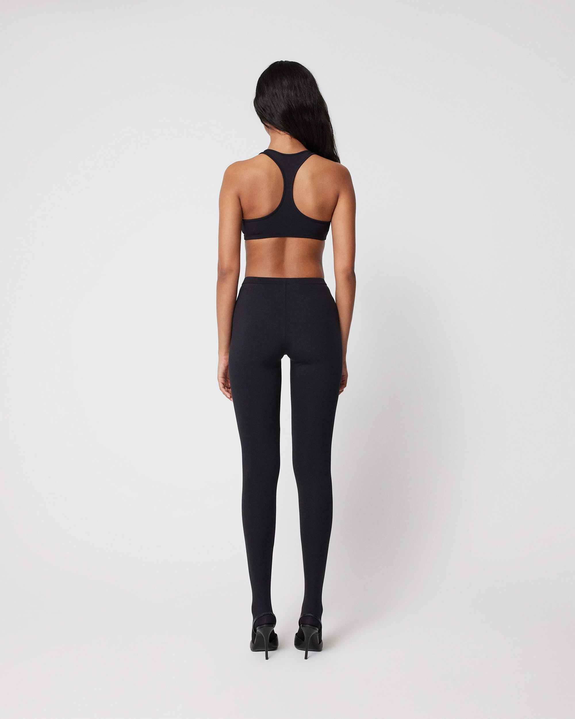 Footed Legging | Black