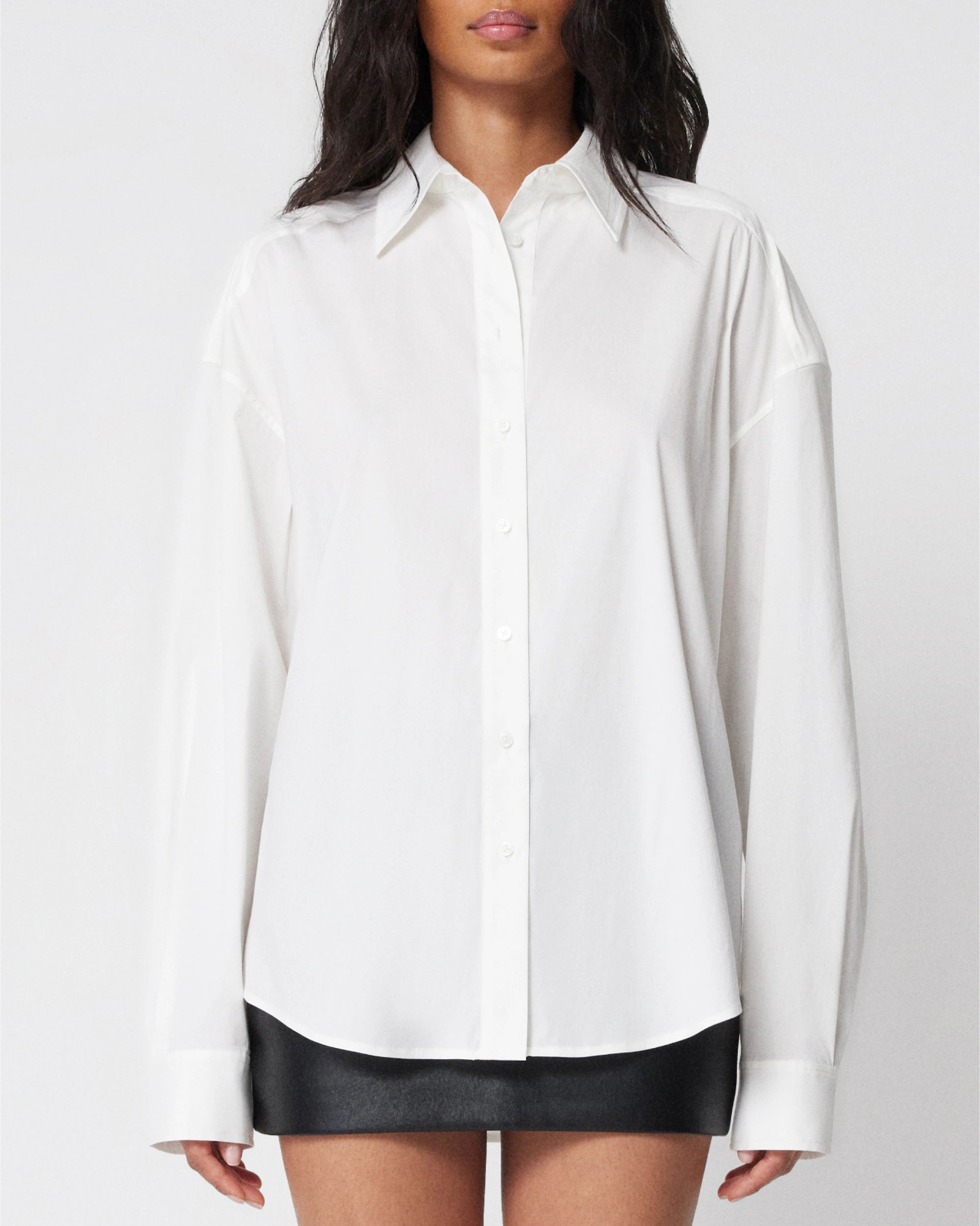 Oversized Button Down | White