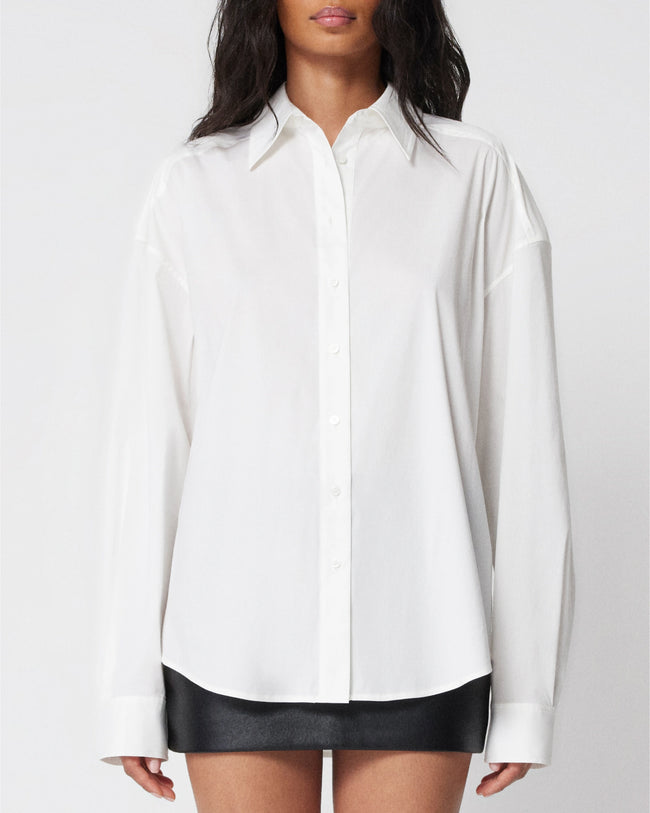 Oversized Button Down | White