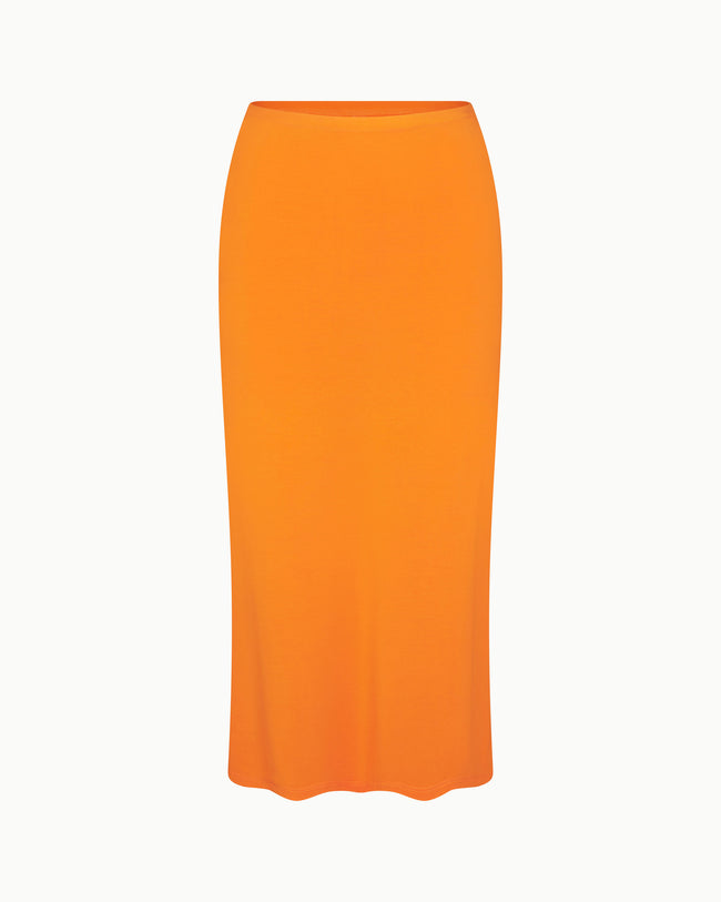 Soft Stretch Midi Skirt | Sunset