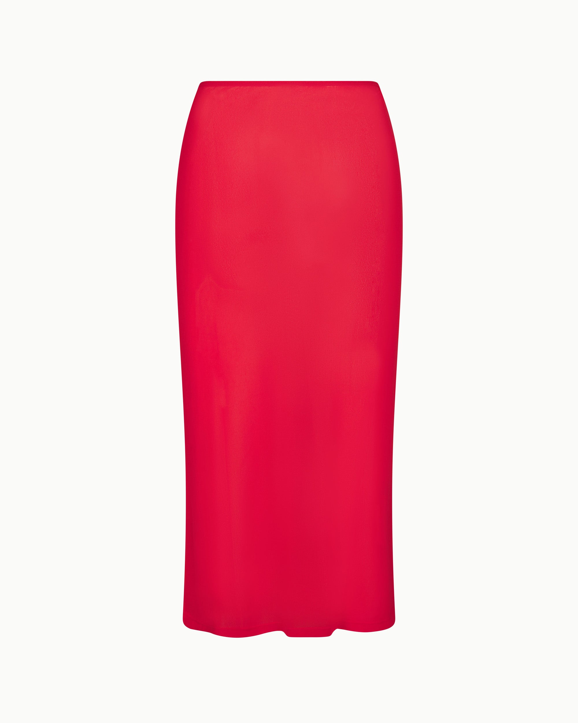 Mesh Midi Skirt | Cherry