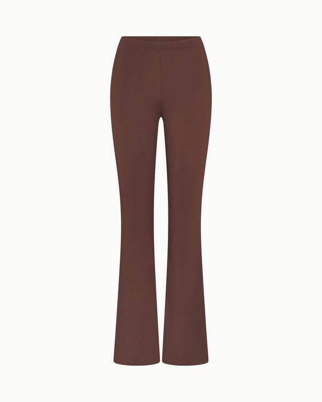 Soft Stretch Low Rise Pant | Chocolate