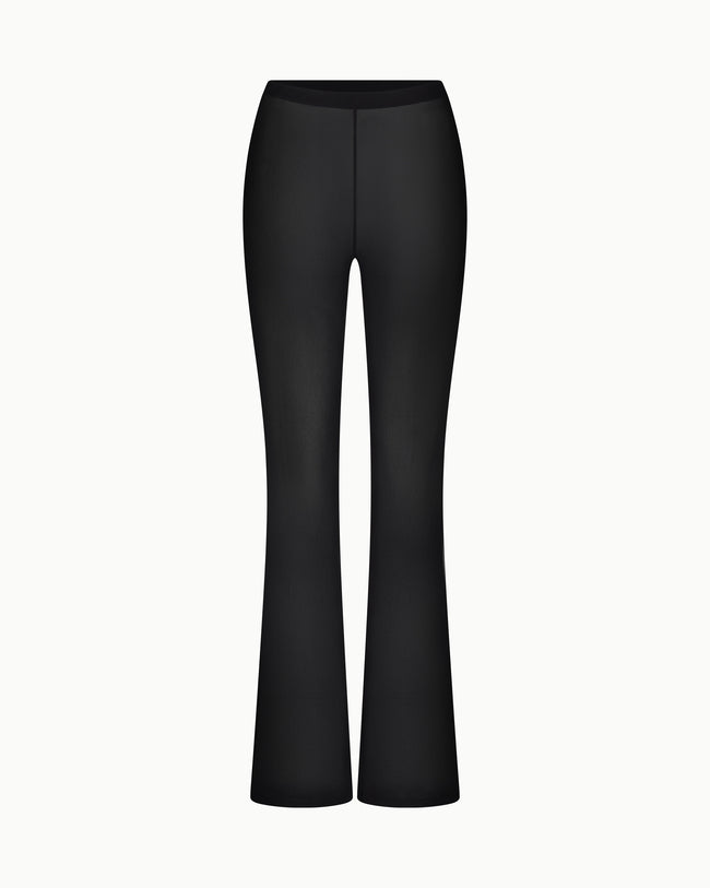 Mesh Low Rise Pant | Black