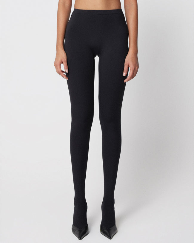 Footed Legging | Black