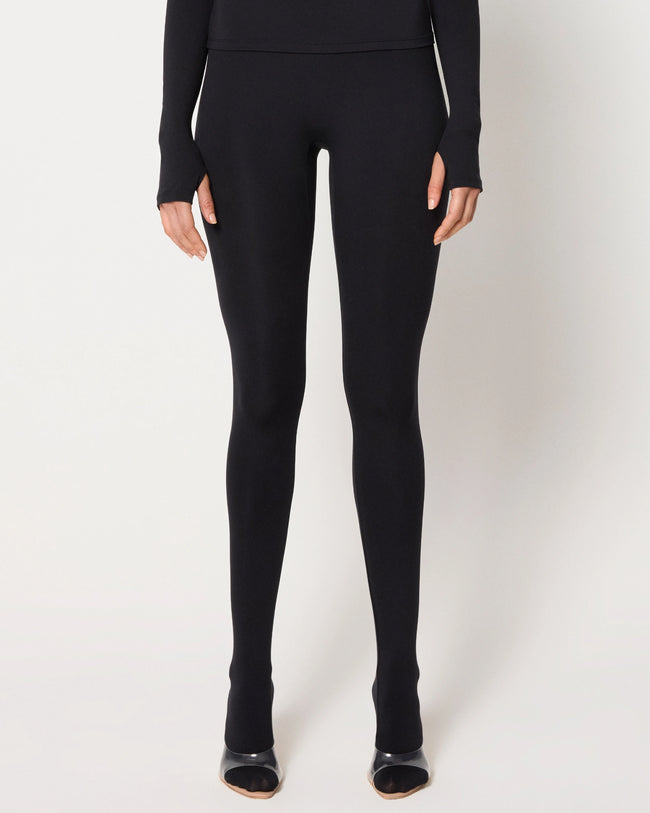 Footed Legging | Black