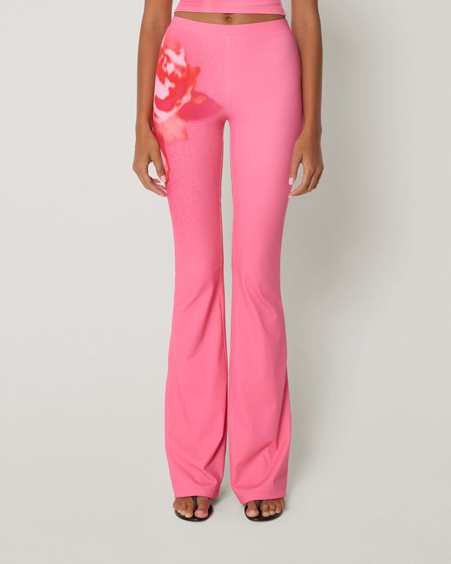 Smooth Stretch Low Rise Pant | Pink Peony