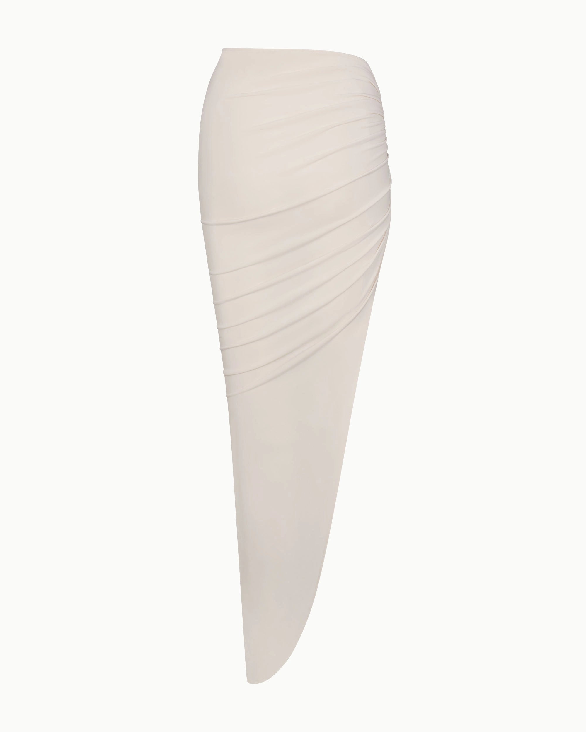 Ruched Maxi Skirt | Shell