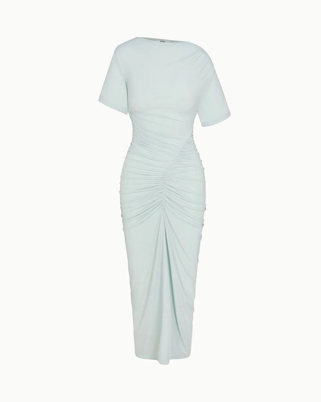 Asymmetrical Ruched Dress | Surf Spray