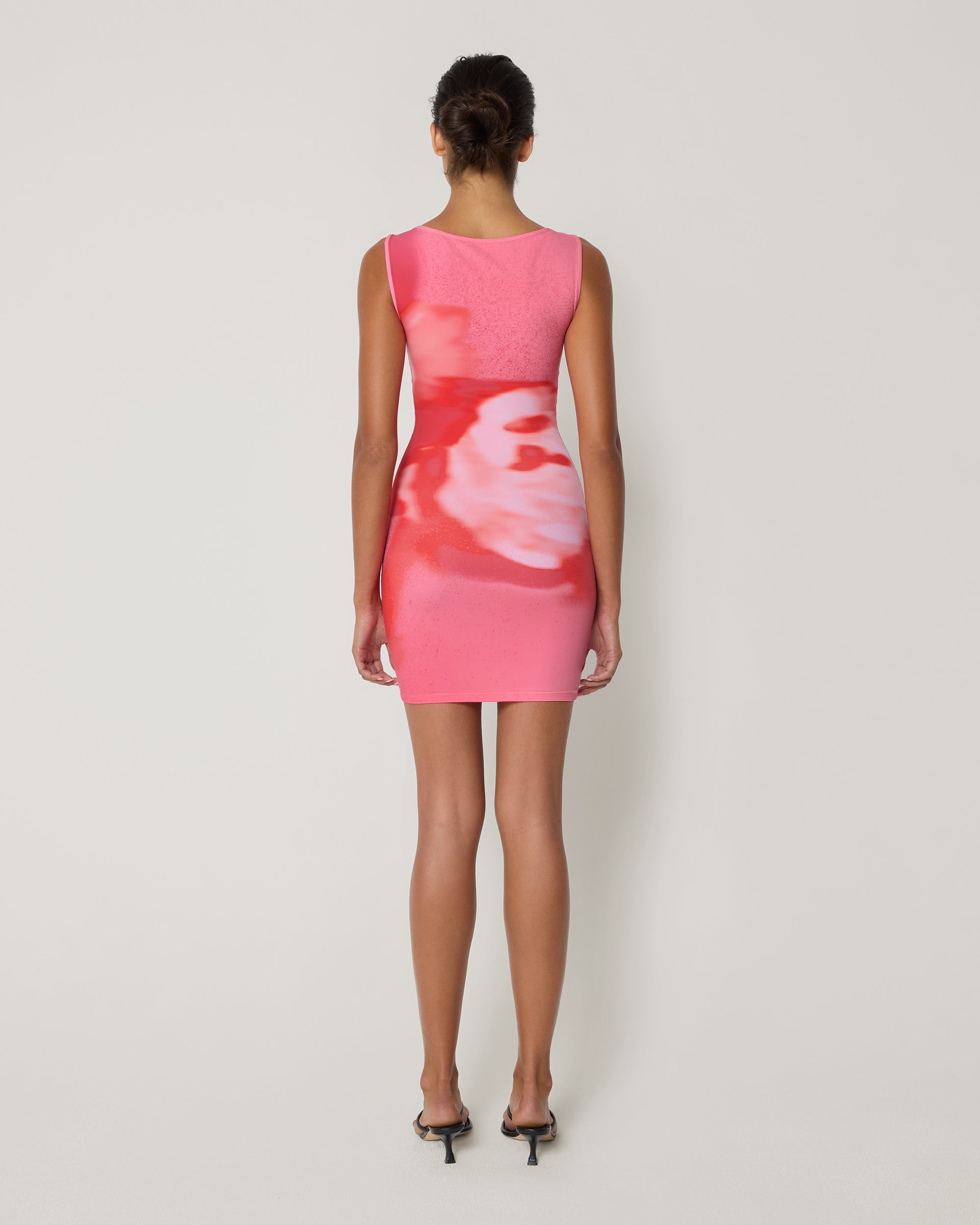 Smooth Stretch Tank Mini Dress | Pink Peony