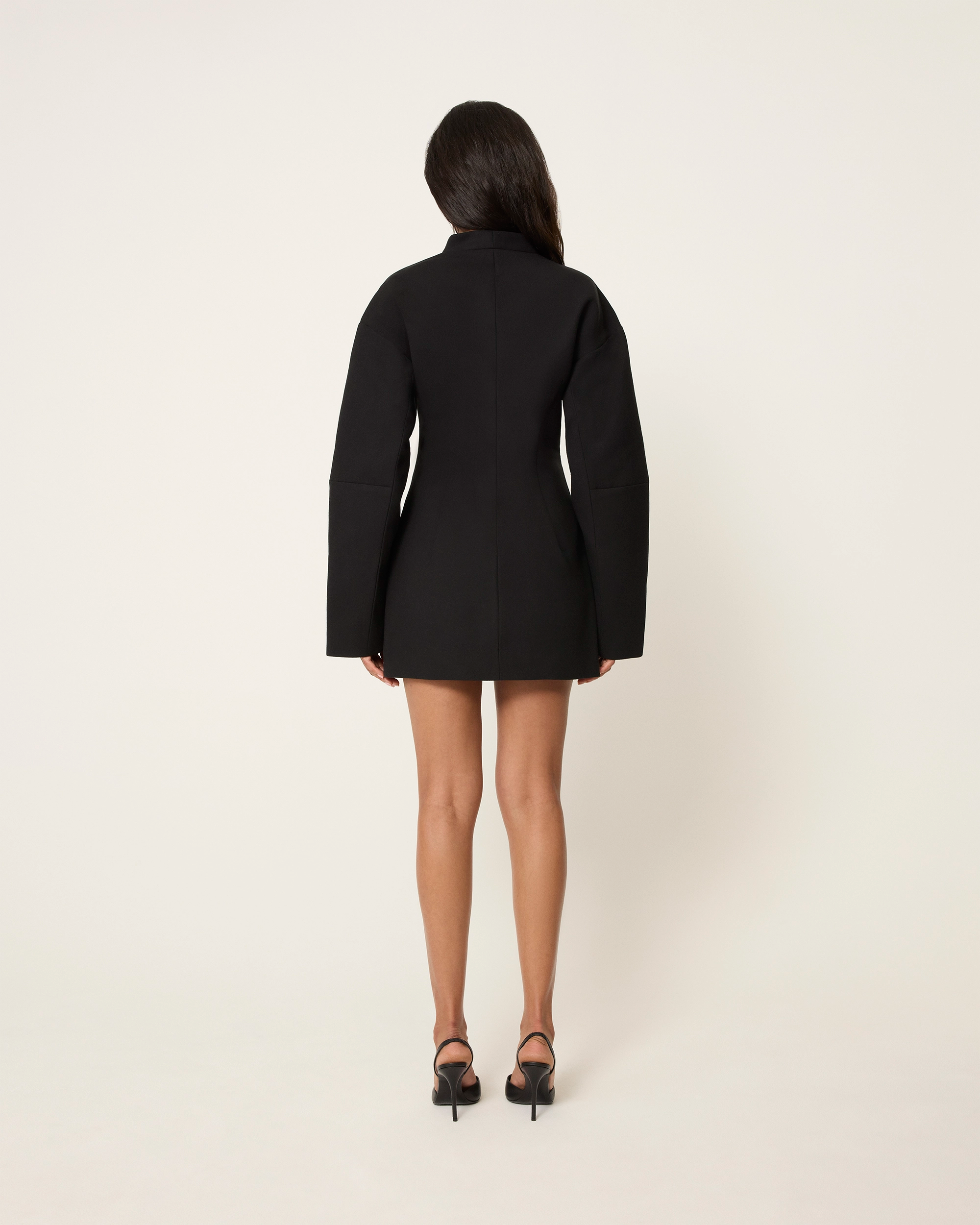 Tailored Mini Dress | Black