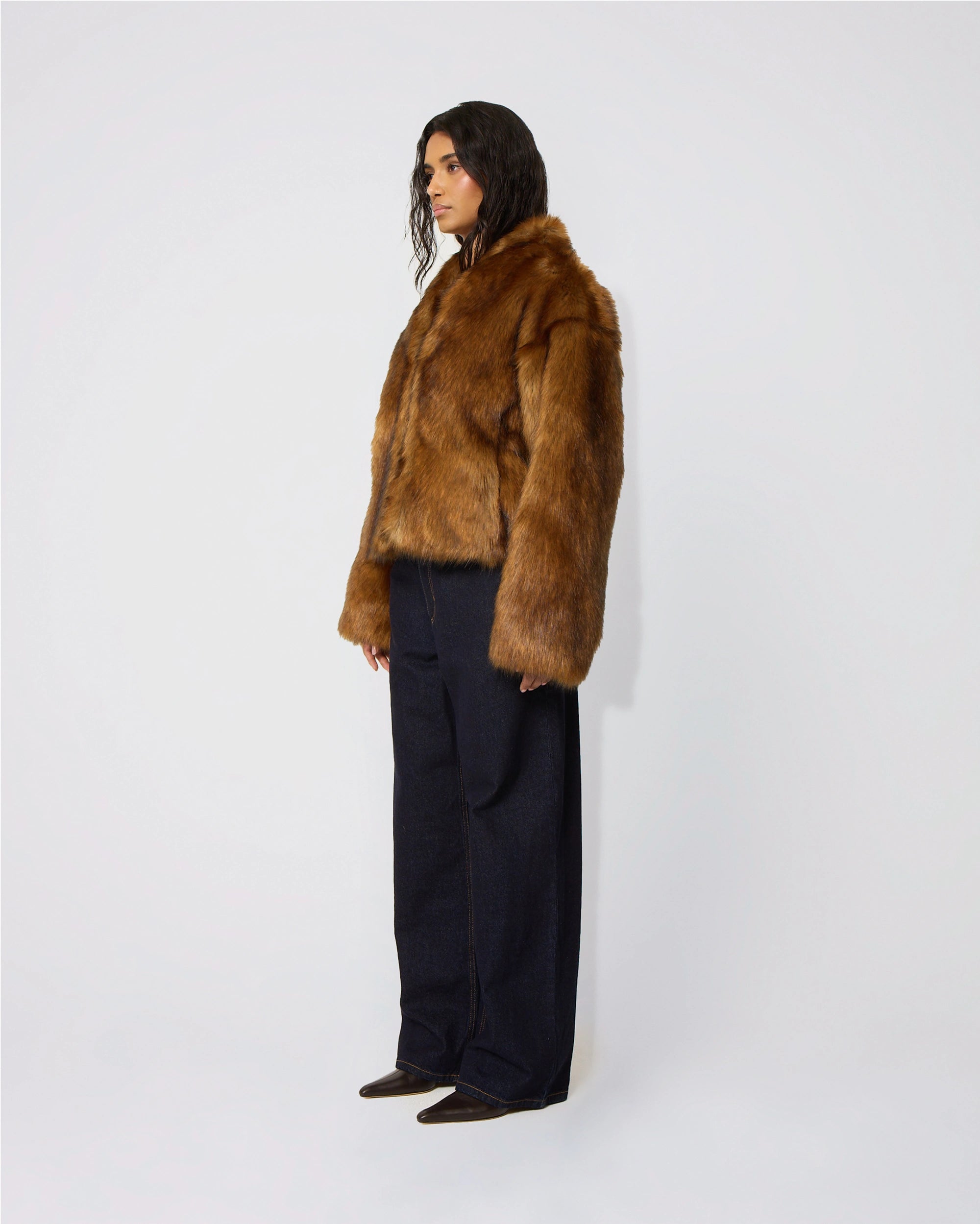 Faux Fur Jacket | Cedar