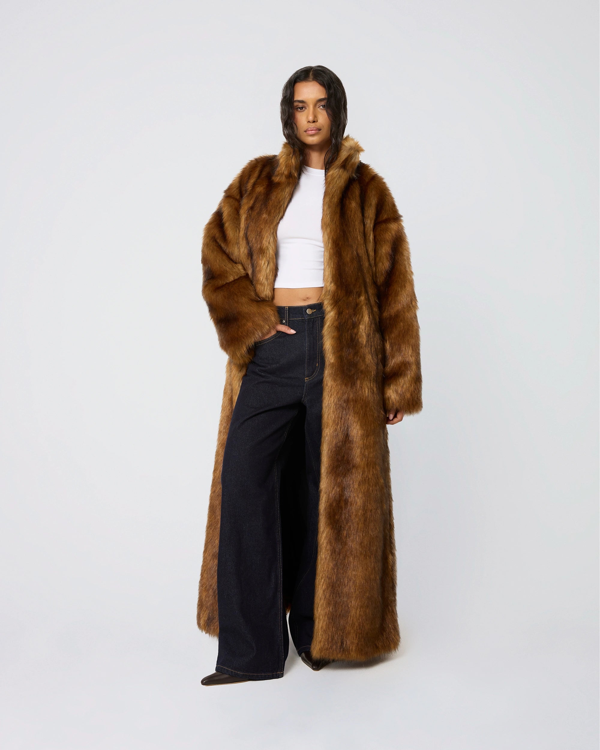 Faux Fur Coat | Cedar