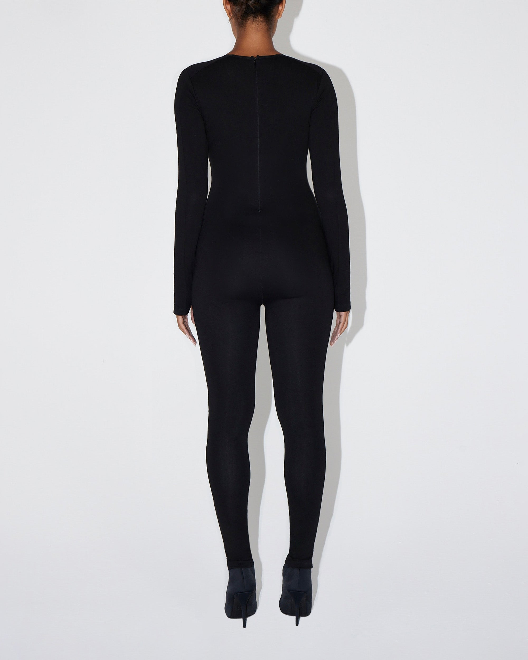 Long Sleeve Catsuit | Black