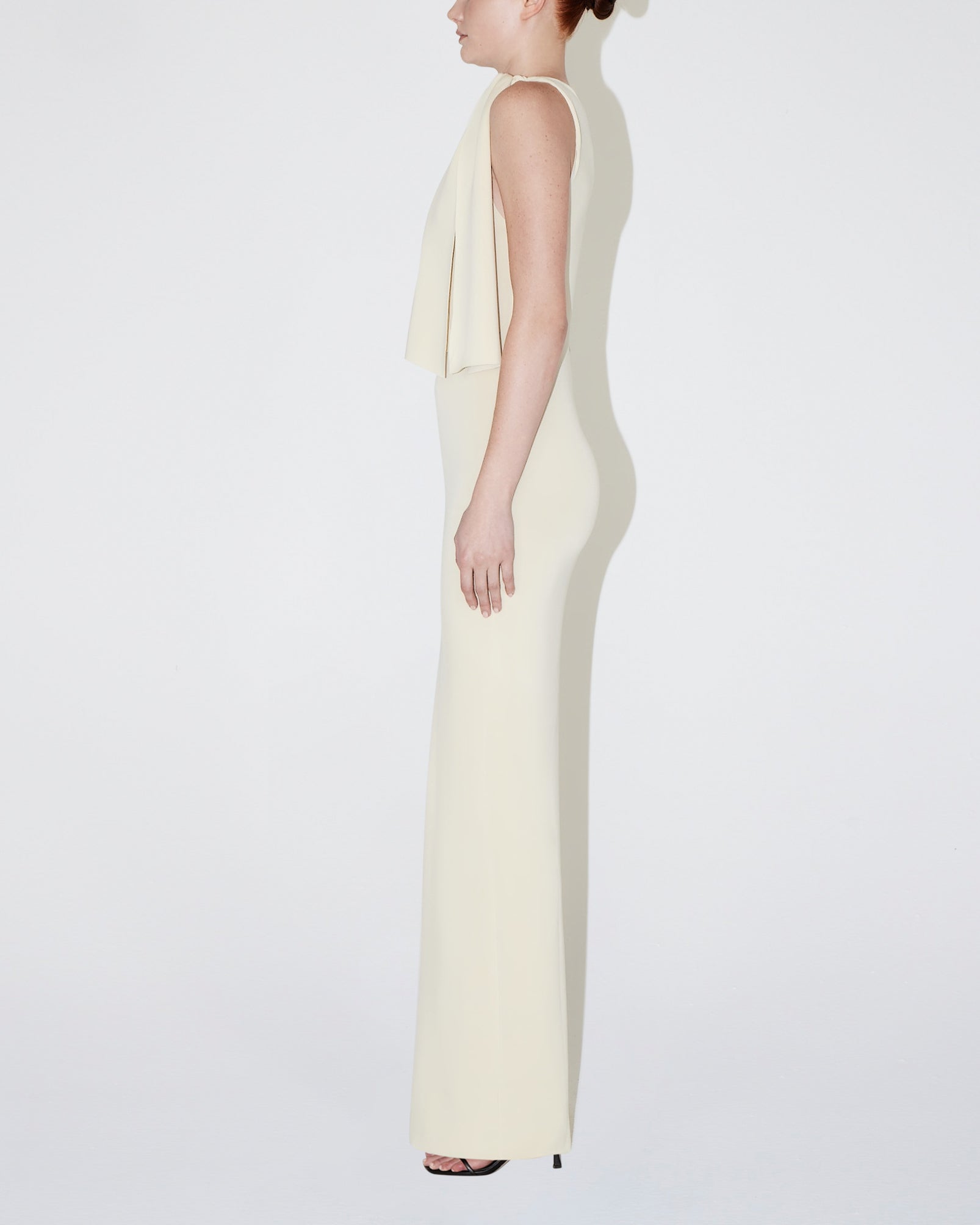 Sueded Stretch Knotted Maxi Dress | Stone – Khy