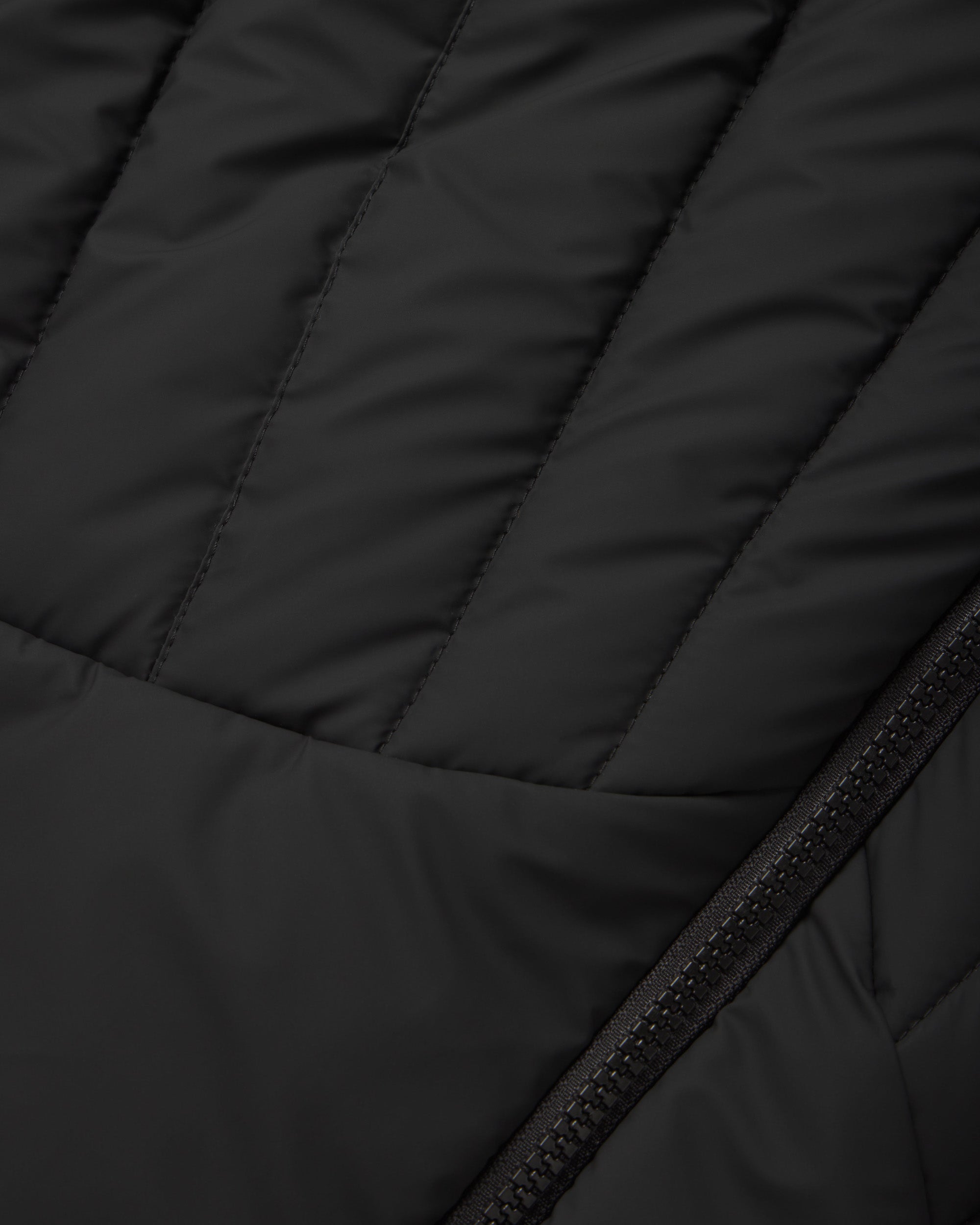 Sculpted Puffer Jacket | Black