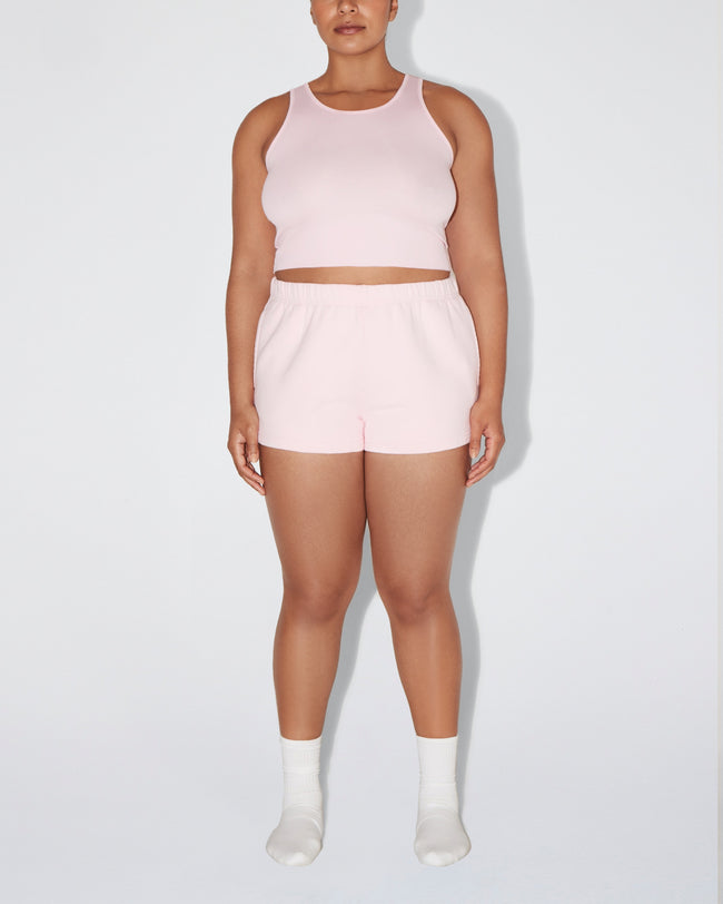 Fleece Mini Short | Orchid Pink