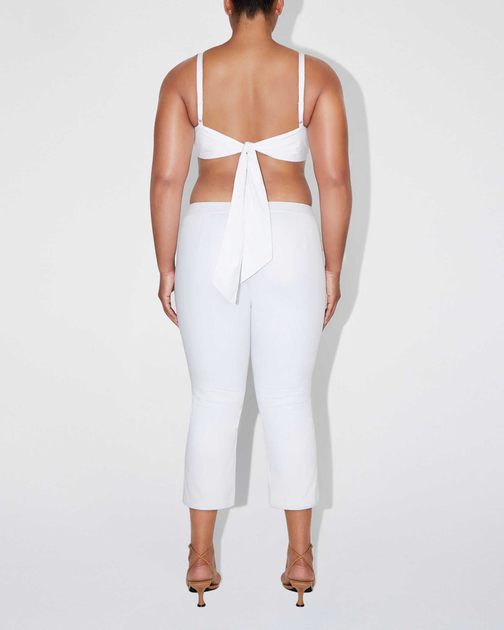 Poplin Bralette | White