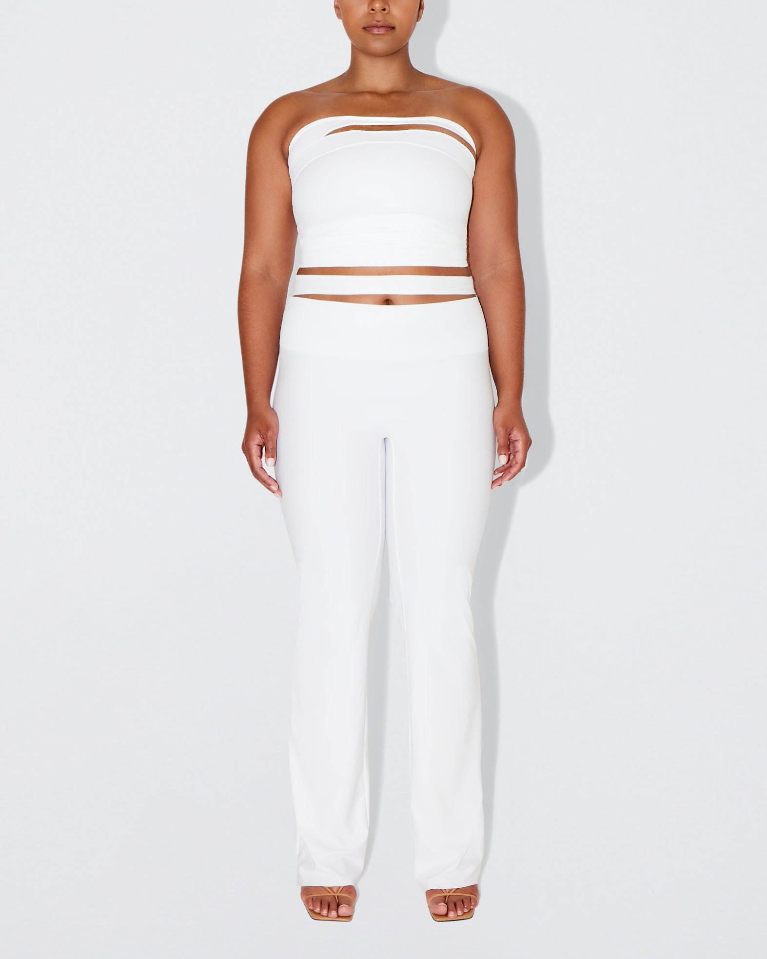 Sleek Stretch Tube Top | Bright White