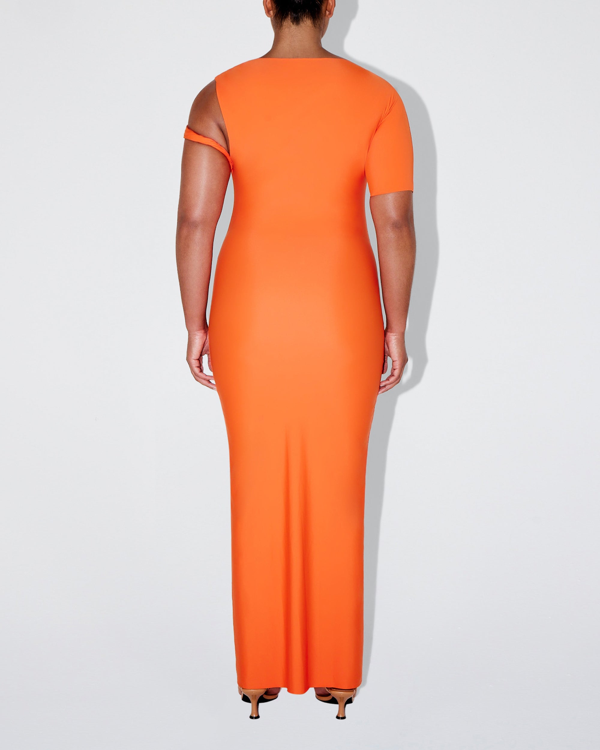 Sleek Stretch Twist Maxi Dress | Papaya