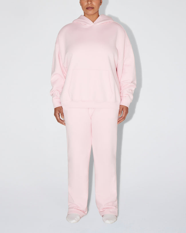 Fleece Oversized Hoodie | Orchid Pink