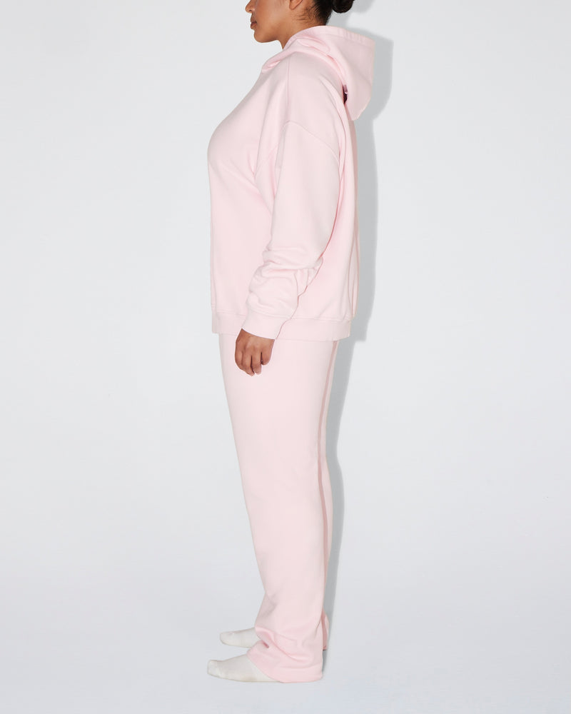 Fleece Oversized Hoodie | Orchid Pink