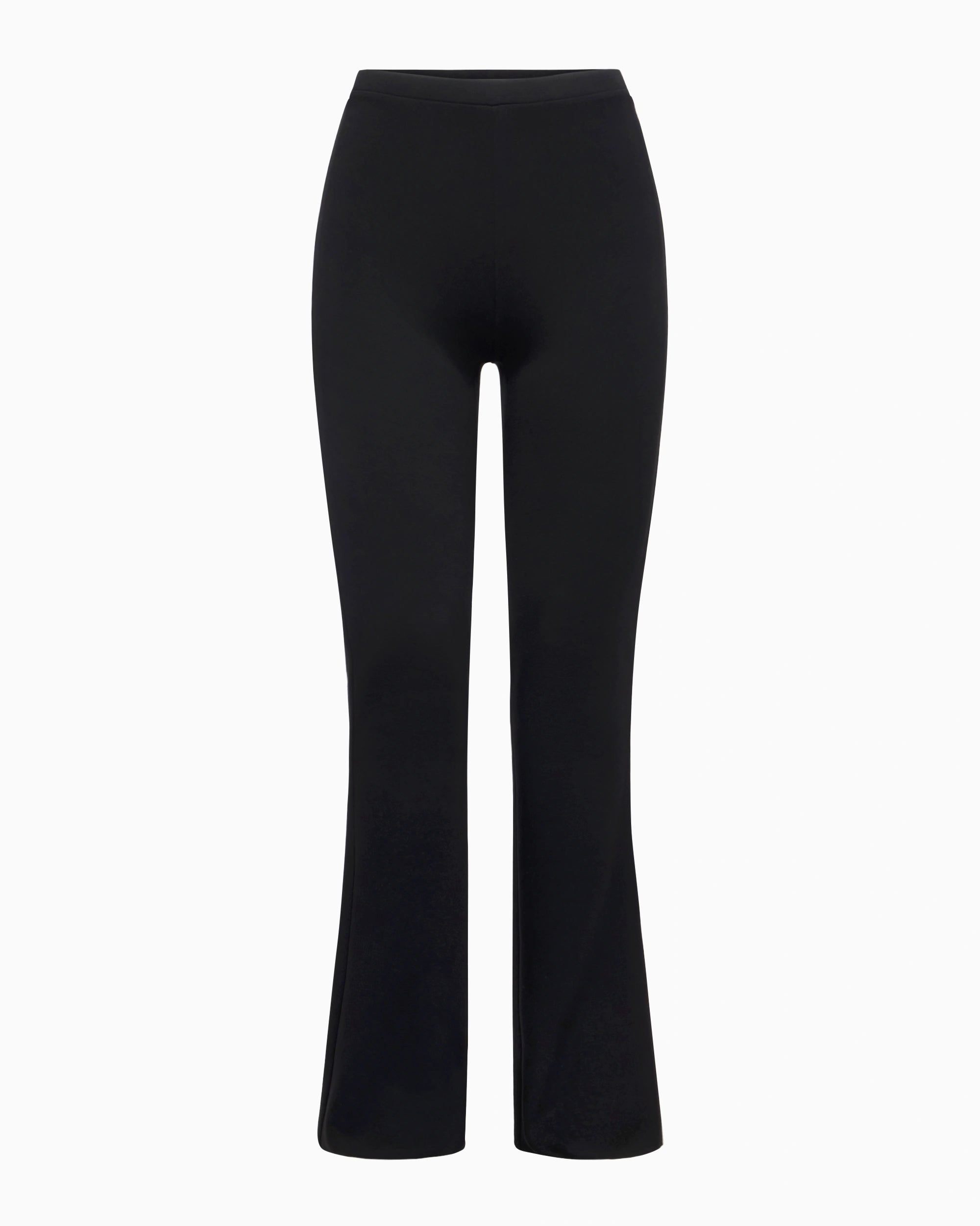 Sueded Stretch Low Rise Pant | Black