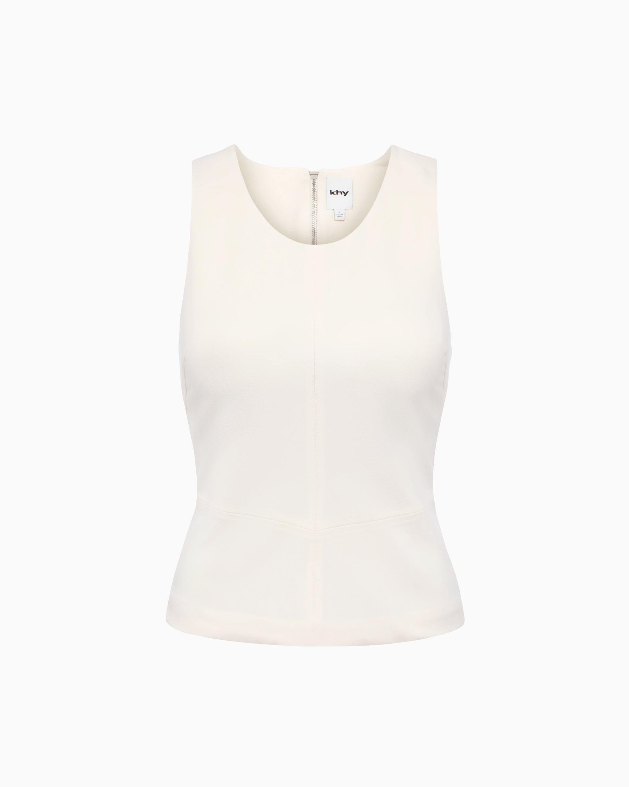 Tailored Tank Top | Warm White