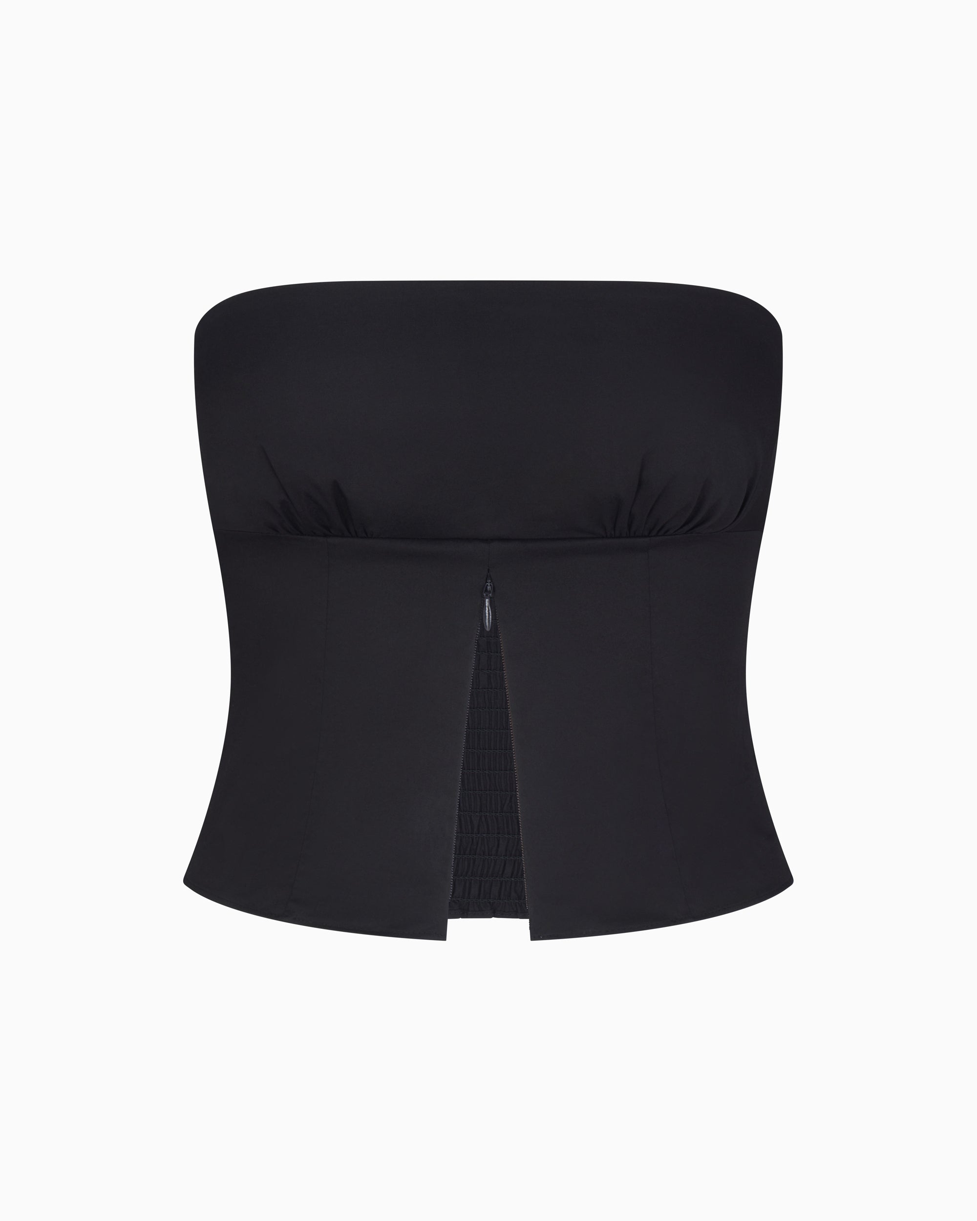 Poplin Tube Top | Black