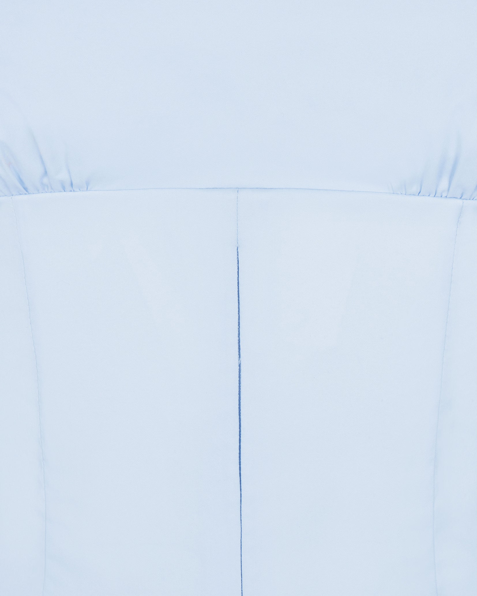 Poplin Tube Top | Ice Blue