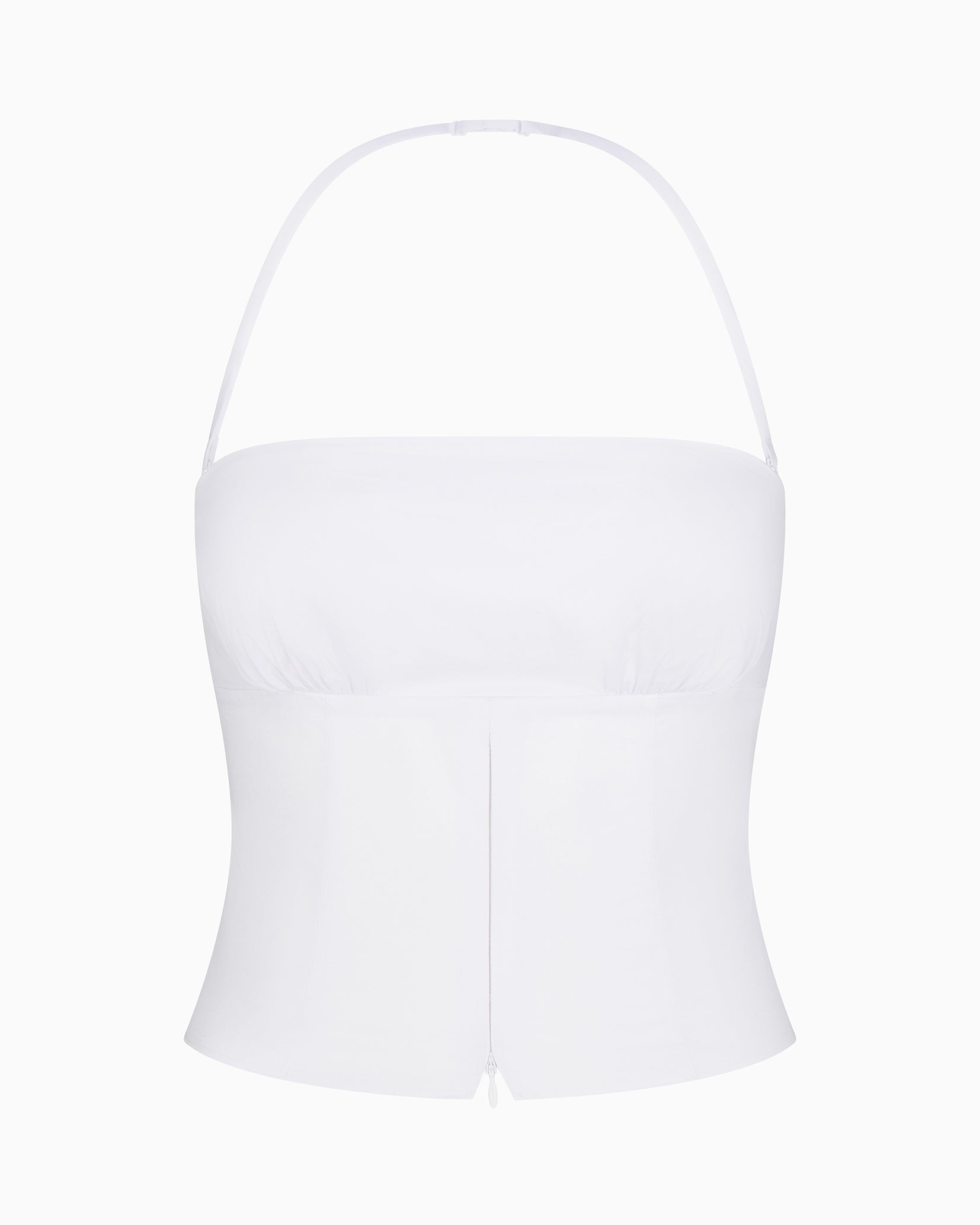 Poplin Tube Top | White