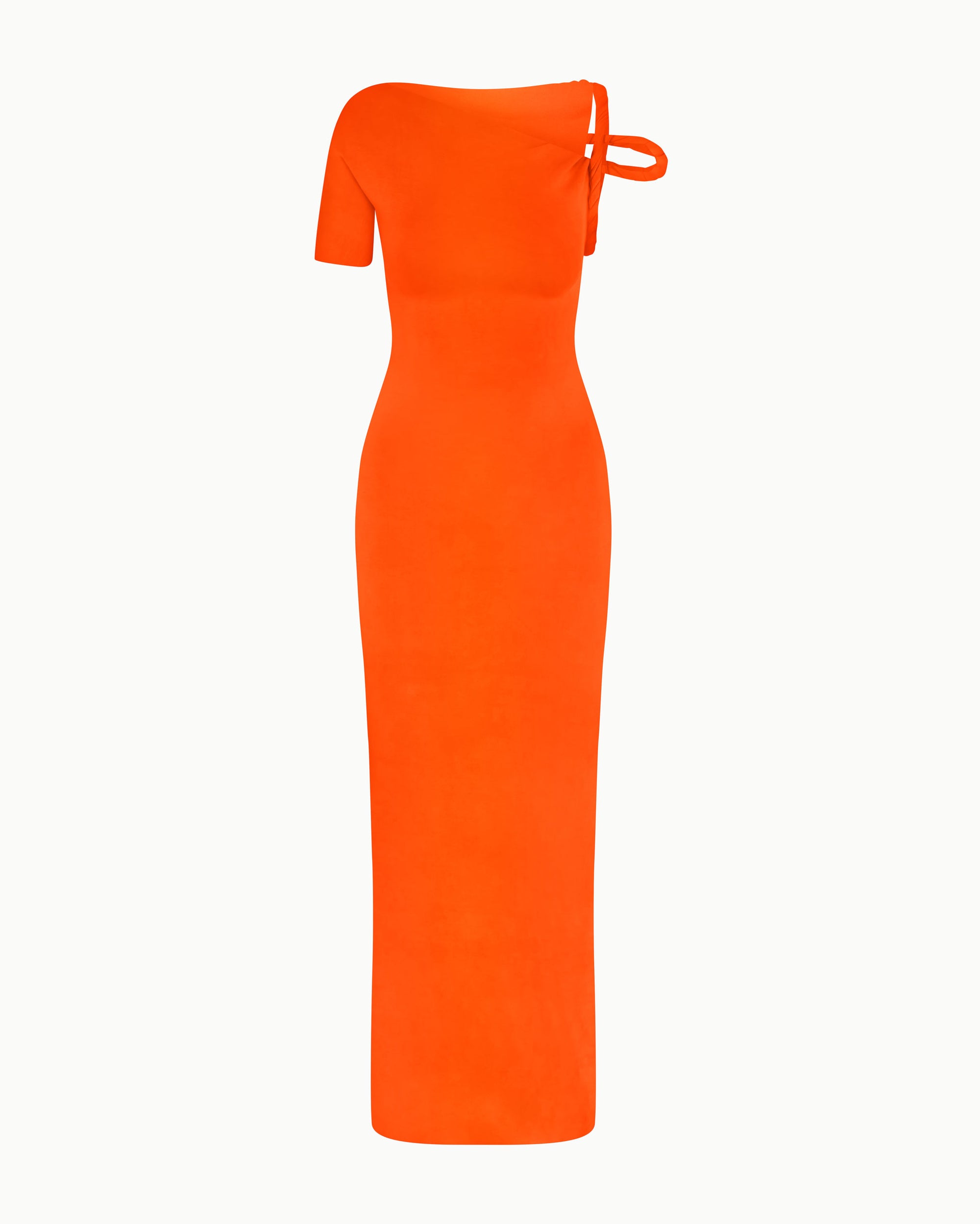 Sueded Stretch Twist Maxi Dress | Papaya