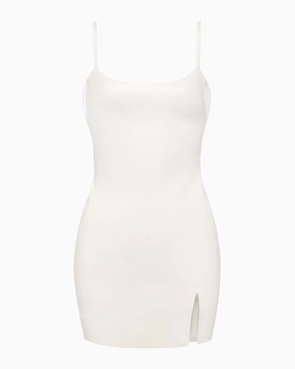 Latex Mini Dress | Bone